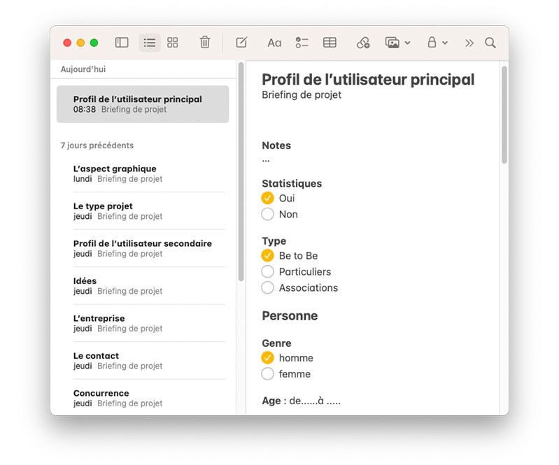 Apple Notes