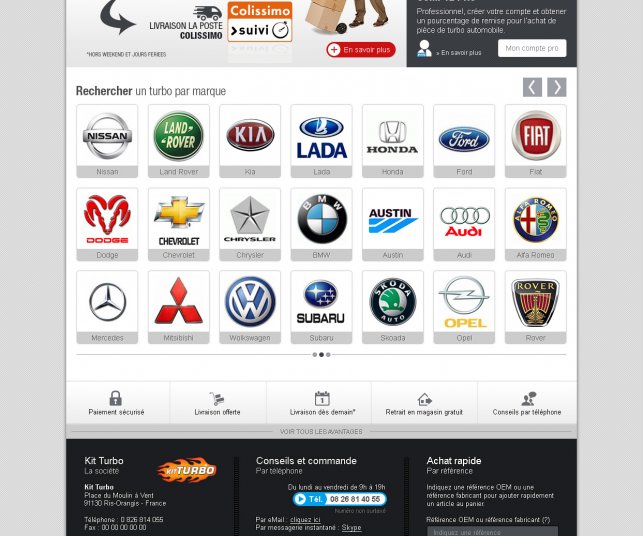 Conception graphique de site e-commerce