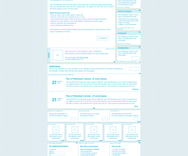 Conception de site internet de formation