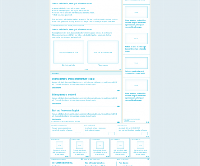 Conception de site internet de formation