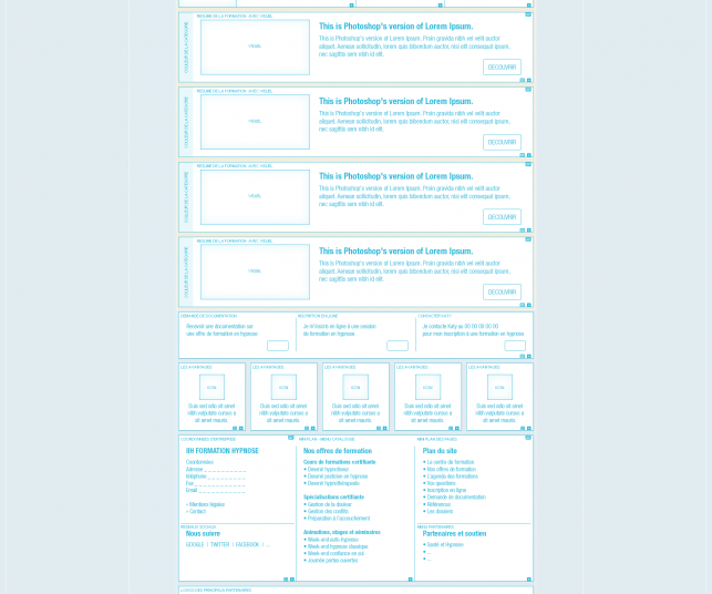 Conception de site internet de formation