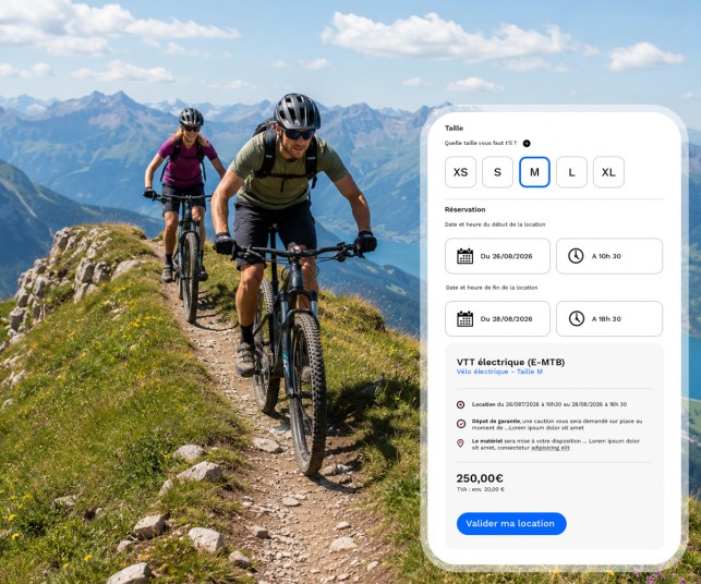 Conception d’un site internet de location de vélo
