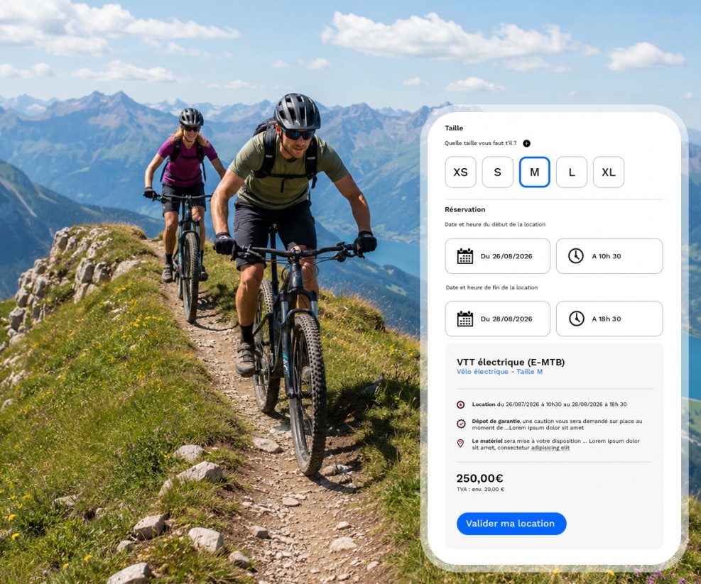 Conception d’un site internet de location de vélo