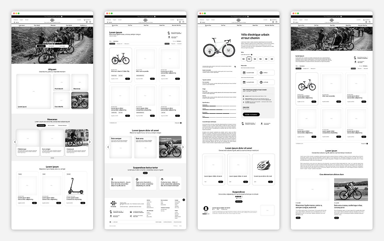 La conception d’un site de location de vélo a l’aide de prototypes