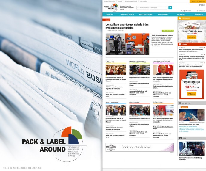 Création de sites internet de magazine
