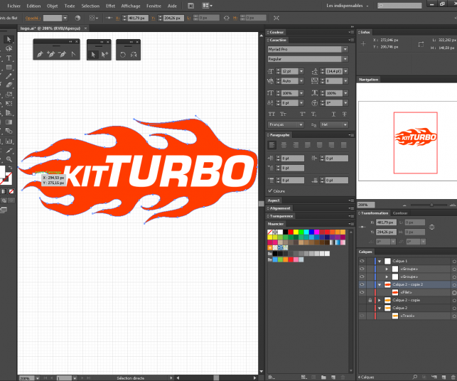 Création du logo Kit Turbo