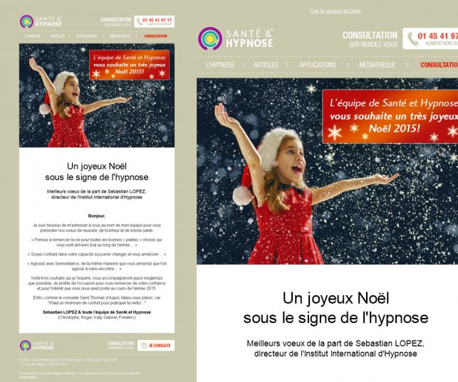 Création d'un modèle d'emailing