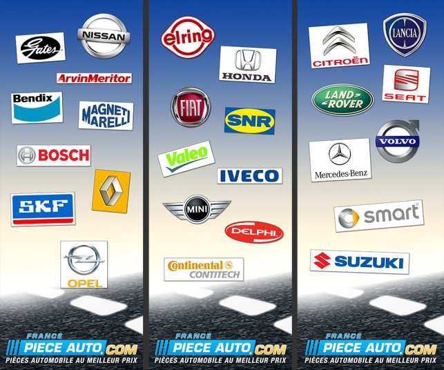 Création de panneaux pour le magasin de pièces auto