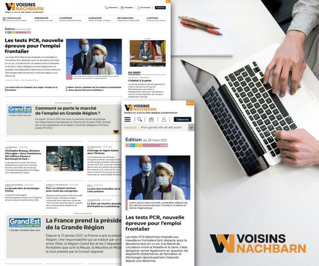 Création de site d’information sur la coopération transfrontalière