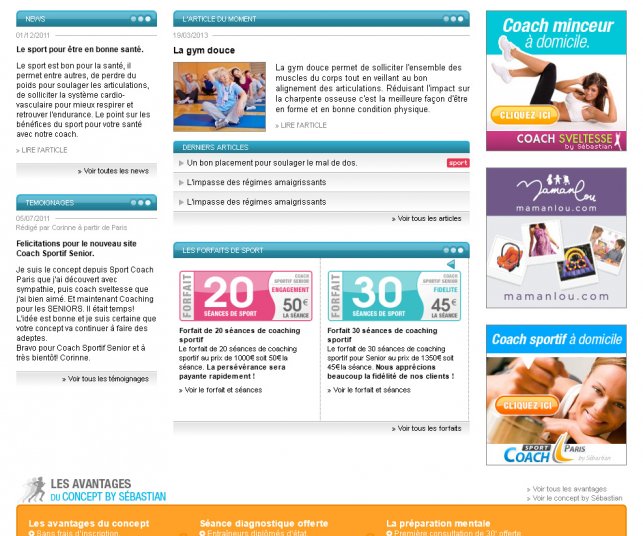 Coach Sportif Sénior