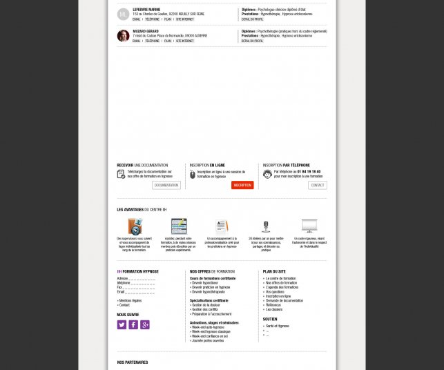 Création de site internet de formation