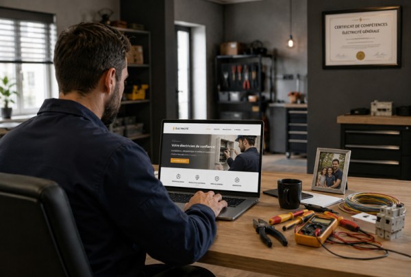 Création de site internet pour électricien