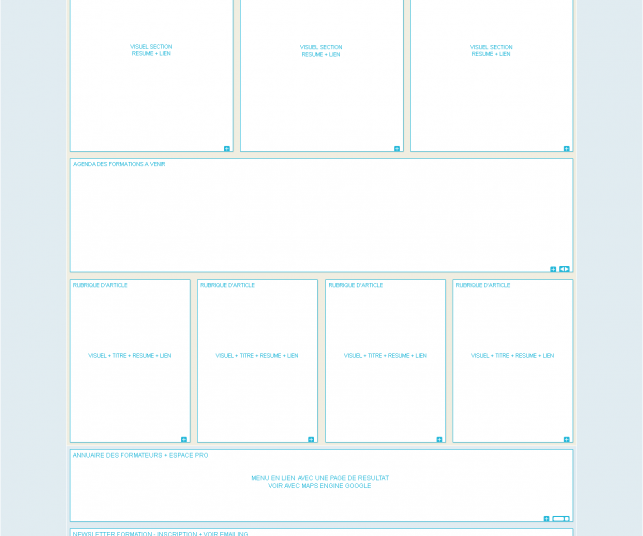 Conception de site de formation