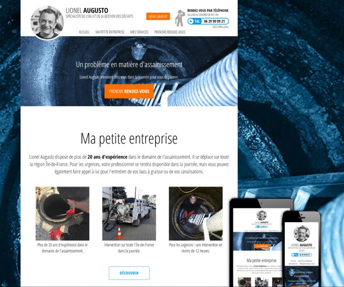 Création de site internet pour petite entreprise