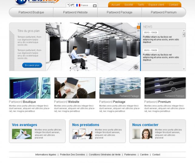 Création de site internet automobile