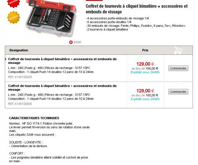 Création graphique d'article de pièces auto