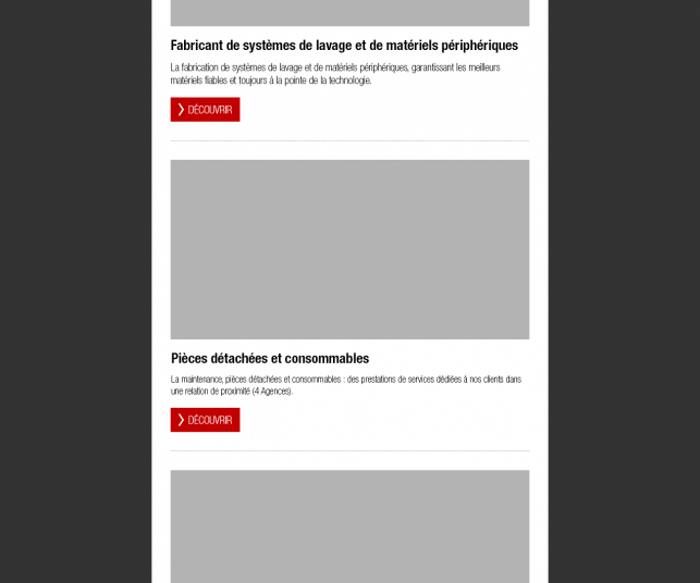 Conception de la version pour tablette en portrait