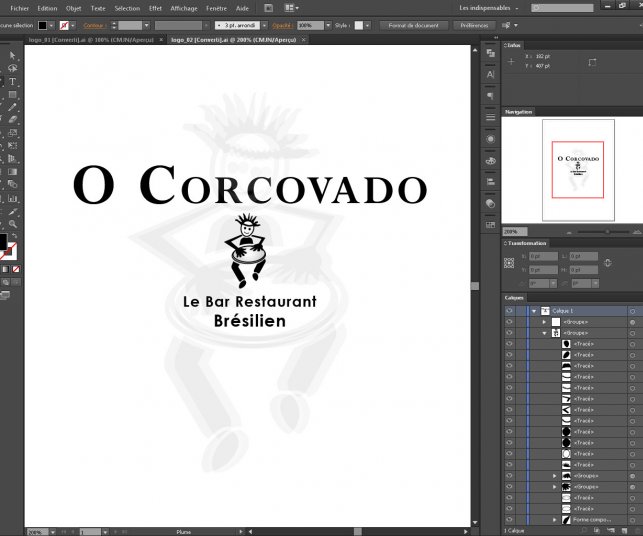 Autre proposition de logo de restaurant.