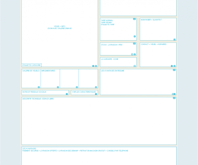 Création d'une maquette de piece auto pour site e-commerce