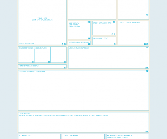 Création d'une maquette de piece auto pour site e-commerce