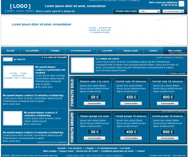 Proposition de maquette n°1