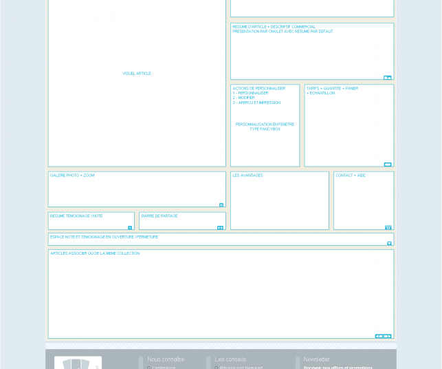 Proposition de maquette produit n°1