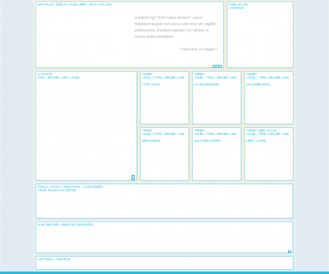 Maquette n°2 réalisé depuis Adobe Photoshop