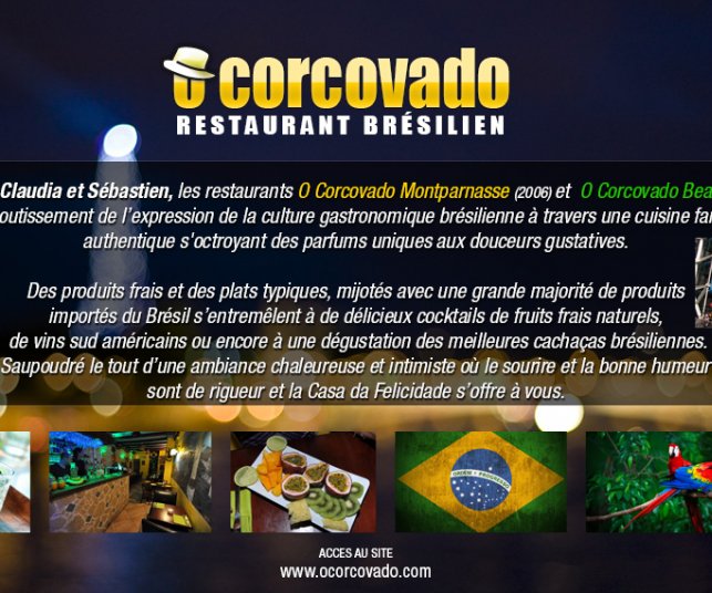 Montage photo avec le logo du restaurant.