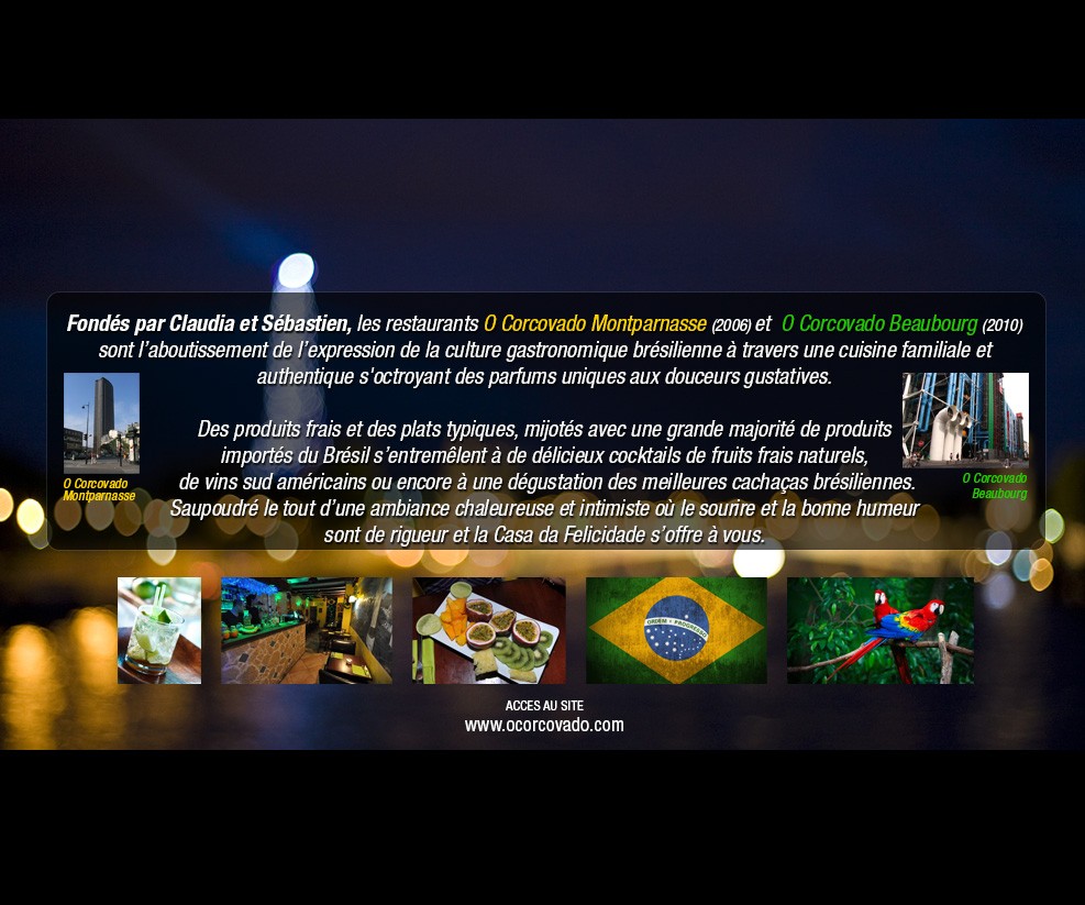 Création d'un montage graphique pour restaurant