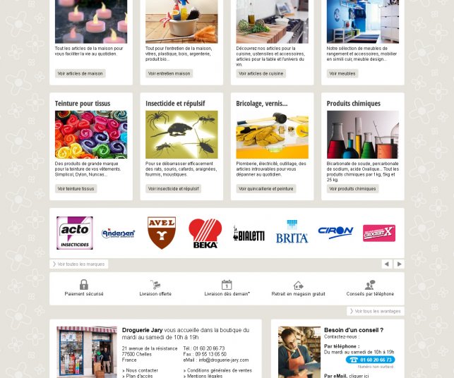 Graphisme pour la refonte de la page d'accueil