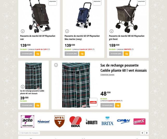 Refonte graphique de la page de catégorie