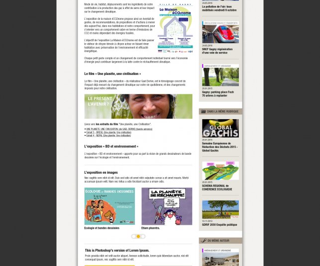 Refonte site internet association