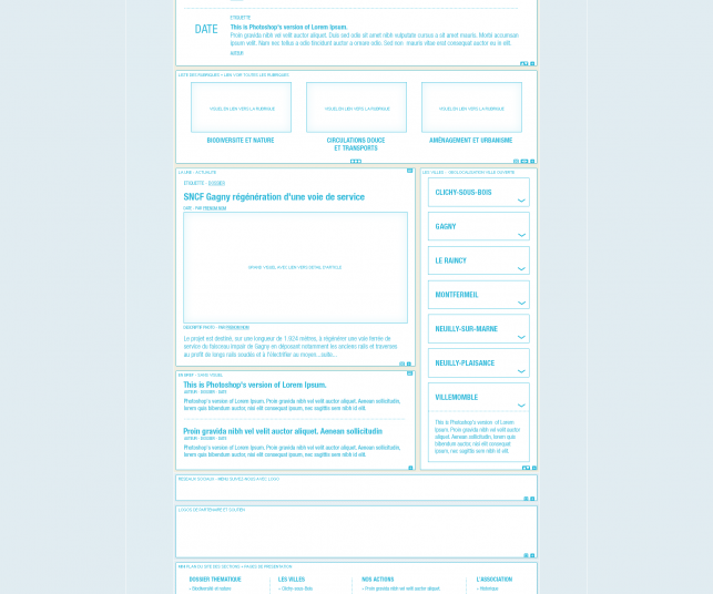 Refonte site internet association