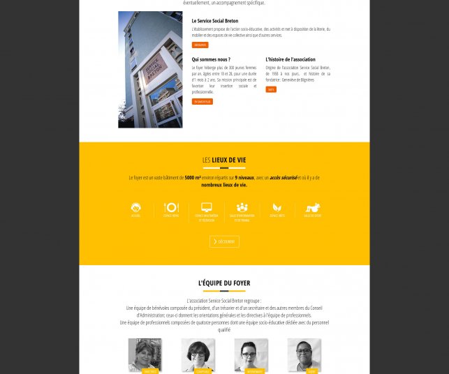 Refonte de site internet pour association