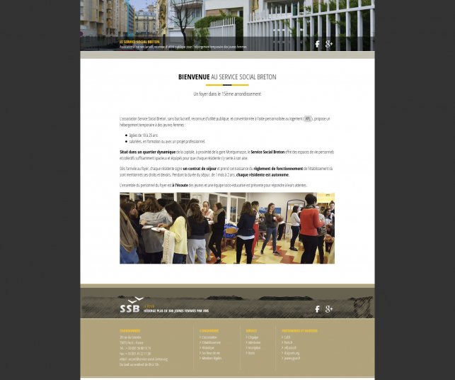 Refonte de site internet pour association