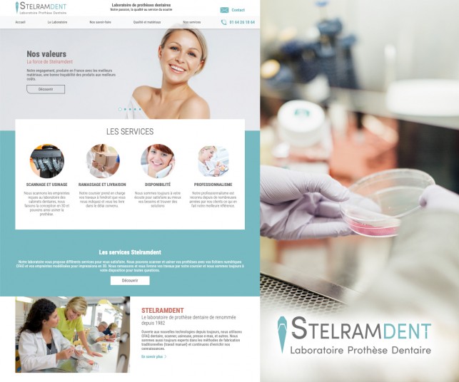 Refonte d’un site internet pour un laboratoire de prothèses dentaires