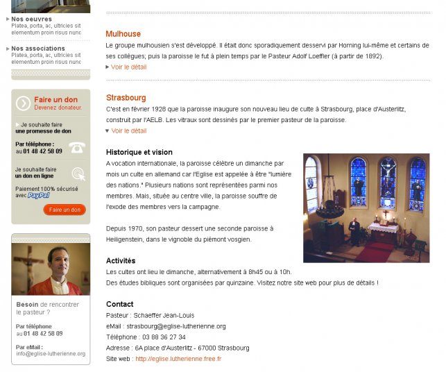 Graphisme du modèle de page article résumé