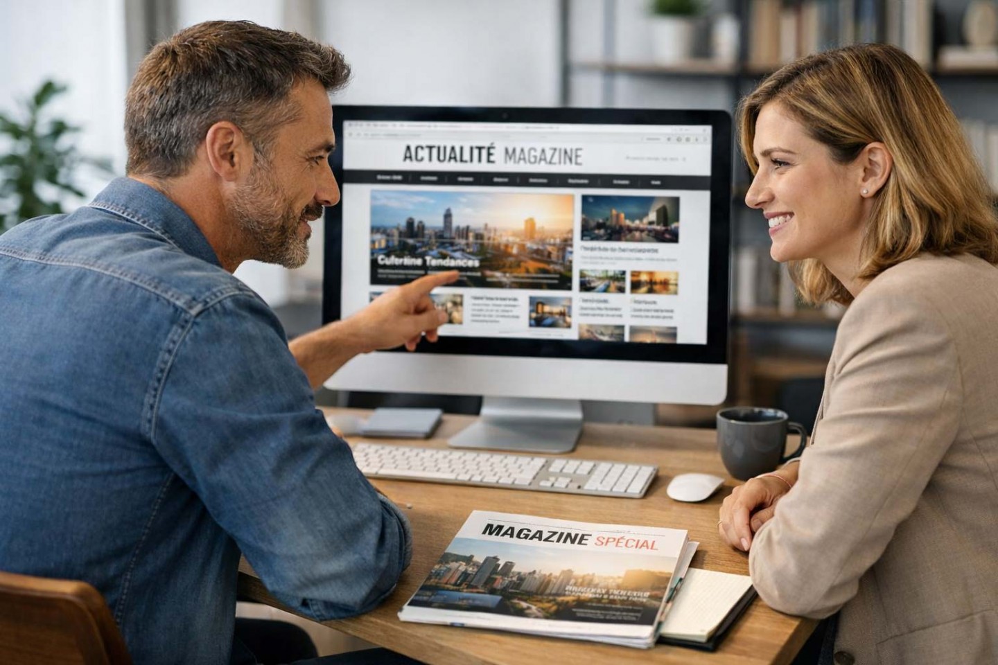 Création de site internet pour magazine